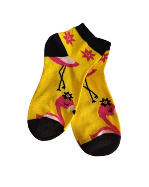 Șosete damă cu model flamingo 25TAI20053