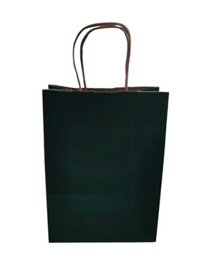 Pungă cadou din hârtie cu mânere - verde 25TAI19010