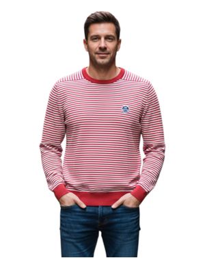 Pulover bărbați cu dungi 26SMA01011