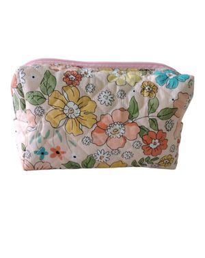 Portfarduri matlasat cu imprimeu floral roz M39A1201002