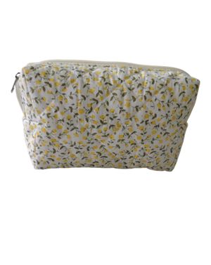 Portfard cu imprimeu floral galben M39A1201003