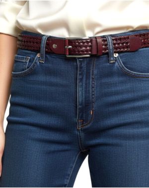 Curea damă împletită din piele 25TAI13013