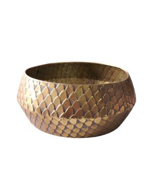 Ghiveci decorativ metalic auriu M71A1201001