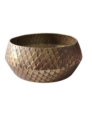 Ghiveci decorativ metalic auriu M71A1201002