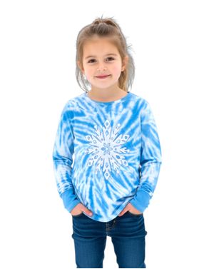 Bluză copii din bumbac 100% si model tie-dye N241106003