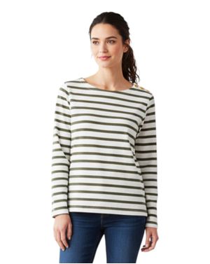 Bluză damă cu dungi și nasturi decorativi bumbac 100% N251016009