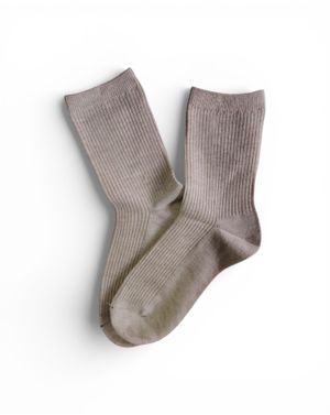 Șosete damă rib Bej M10A1201100