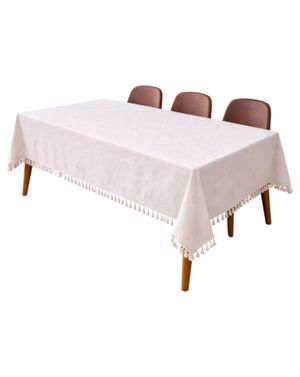 Față de masă decorativă multicoloră cu franjuri M68A1201019