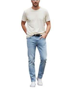 Blugi de Bărbați Light Blue, Croială Slim 26KOS07001