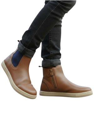 Ghete Copii din Piele Maro N251007001