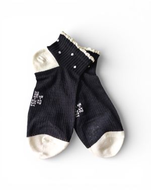 Șosete copii Negru cu alb 8-16 ani M10A0201005