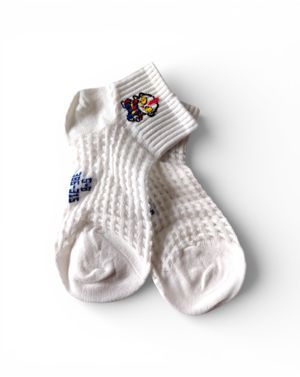 Șosete copii Alb cu detalii multicolore 2-8 ani M10A0201006