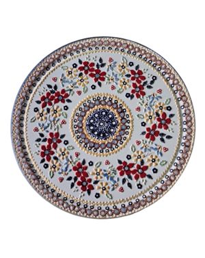 Suport termic rotund din ceramică model floral 25TAI33022