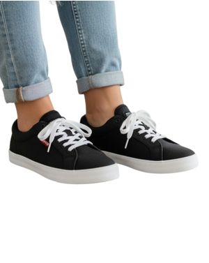 Tenisi damă negri Levi’s din material textil 26HAT03006