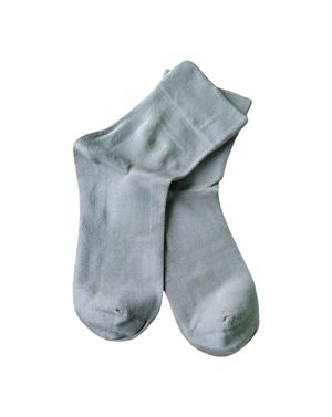 Șosete Clasice cu Textură Fină, Gri Olive M10A1201074