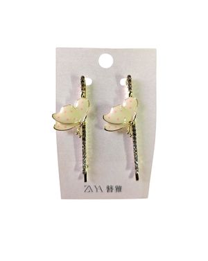 Set Agrafe de Păr cu Fluturași și Cristale M33A0111030