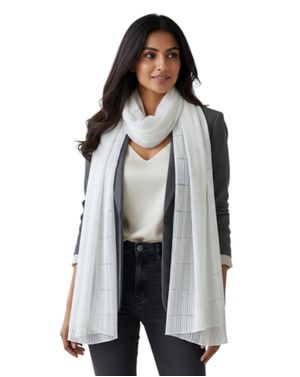 Eșarfă de Damă – Alb  M0597101047