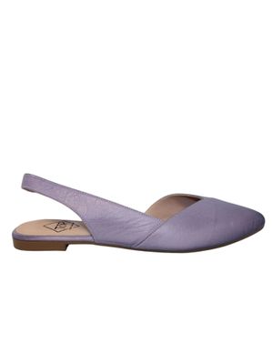 Pantofi Tip Slingback din Piele Naturală 26TOP01003