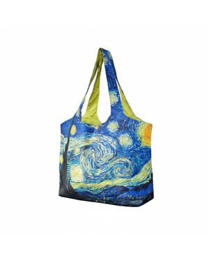 Geantă tip sacoșă cu imprimeu celebru "Noapte Înstelată" 25TAI12006