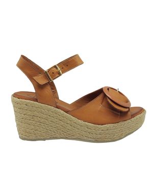 Sandale Wedge Elegante din Piele Naturală 26TOP02005