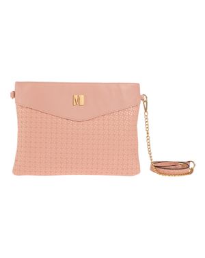Geantă plic somon cu lanț 26MOD01049