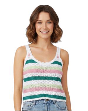 Top tricotat damă multicolor 24POS47104