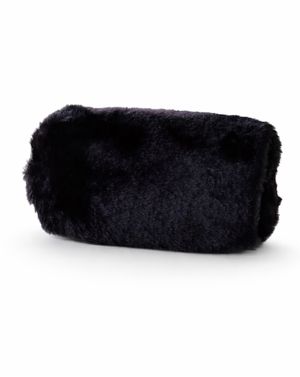 Portfard damă negru din material textil tip blăniță M39A1201016