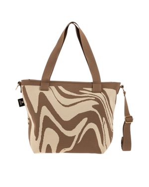 Geantă tote damă cu imprimeu abstract 26MOD01213