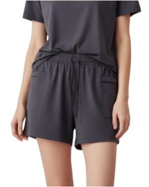 Pantaloni scurți pijama damă albastru 26KOS45001