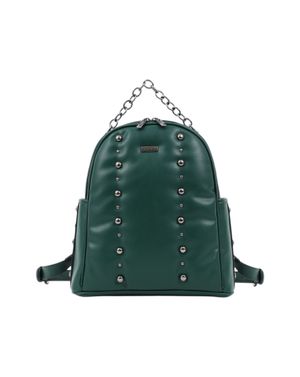 Rucsac DOCA verde cu lanț și aplicații metalice 26COS04081