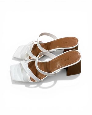 Sandale dama albe cu barete 26MEX09035