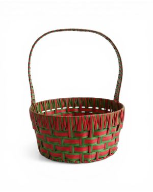 Coș decorativ din lemn împletit M40A1201002