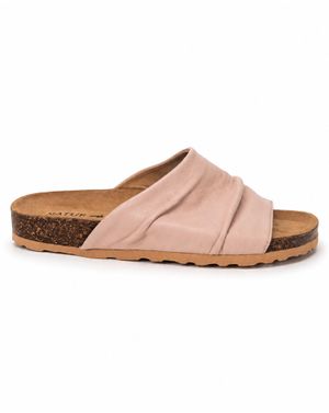 NATUR A.B. Sandale dama bej din piele naturala cu talpa anatomica 26HAT24021