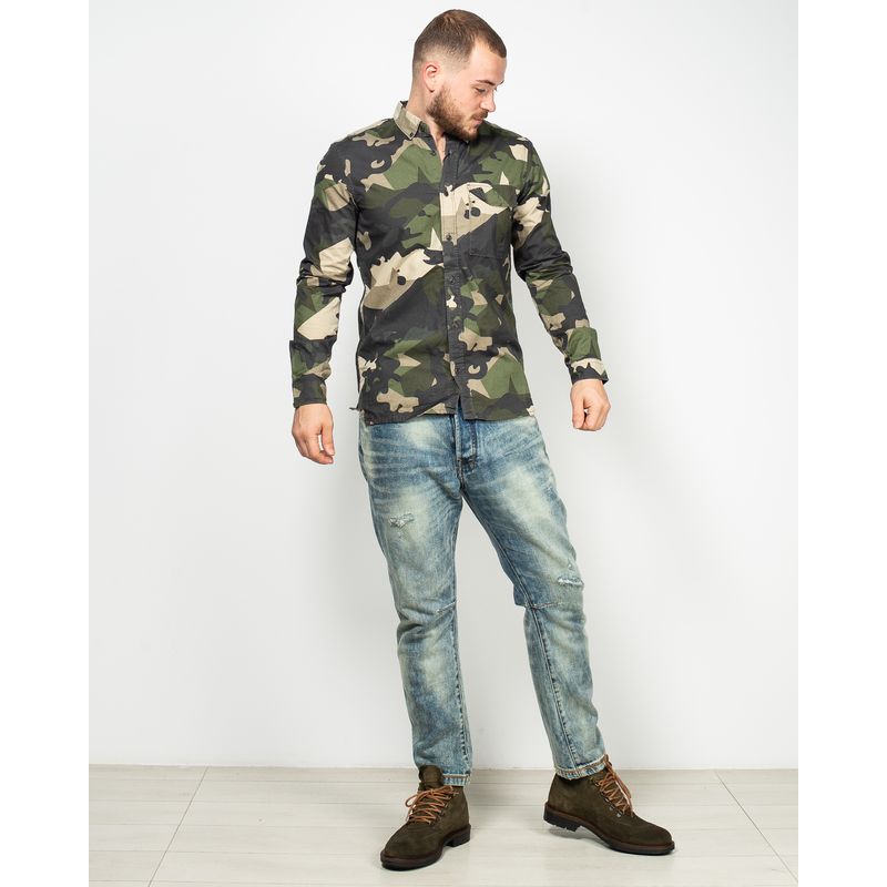 Camasa-casual-cu-imprimeu-si-buzunar-aplicat-1951303008