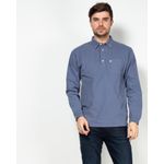 Bluza-din-bumbac-cu-guler-prevazut-cu-nasturi-si-buzunar-aplicat-N915029002