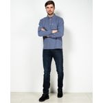 Bluza-din-bumbac-cu-guler-prevazut-cu-nasturi-si-buzunar-aplicat-N915029002