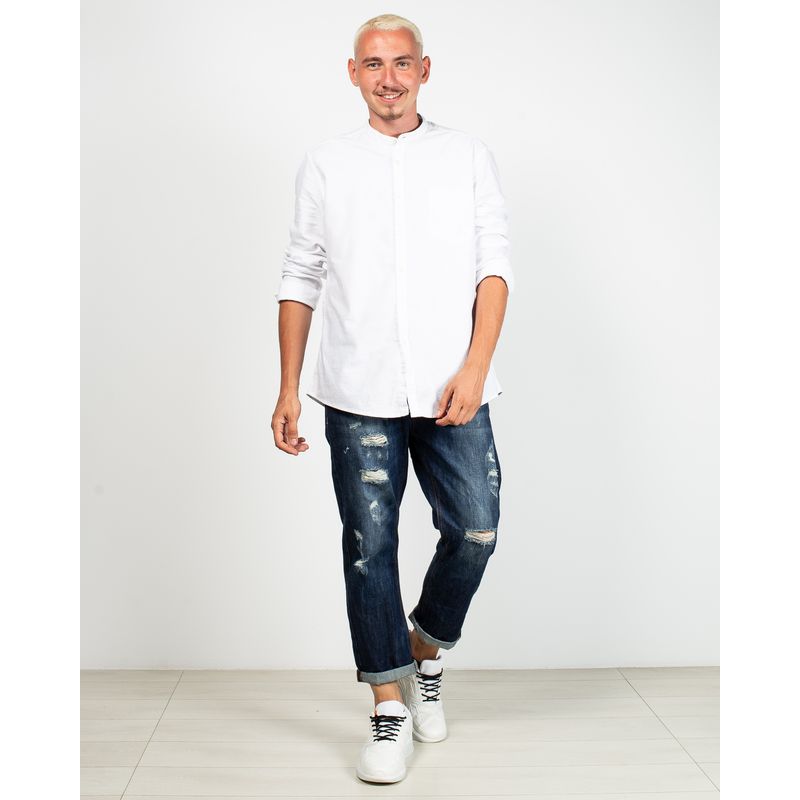 Jeans-din-bumbac-cu-buzunare