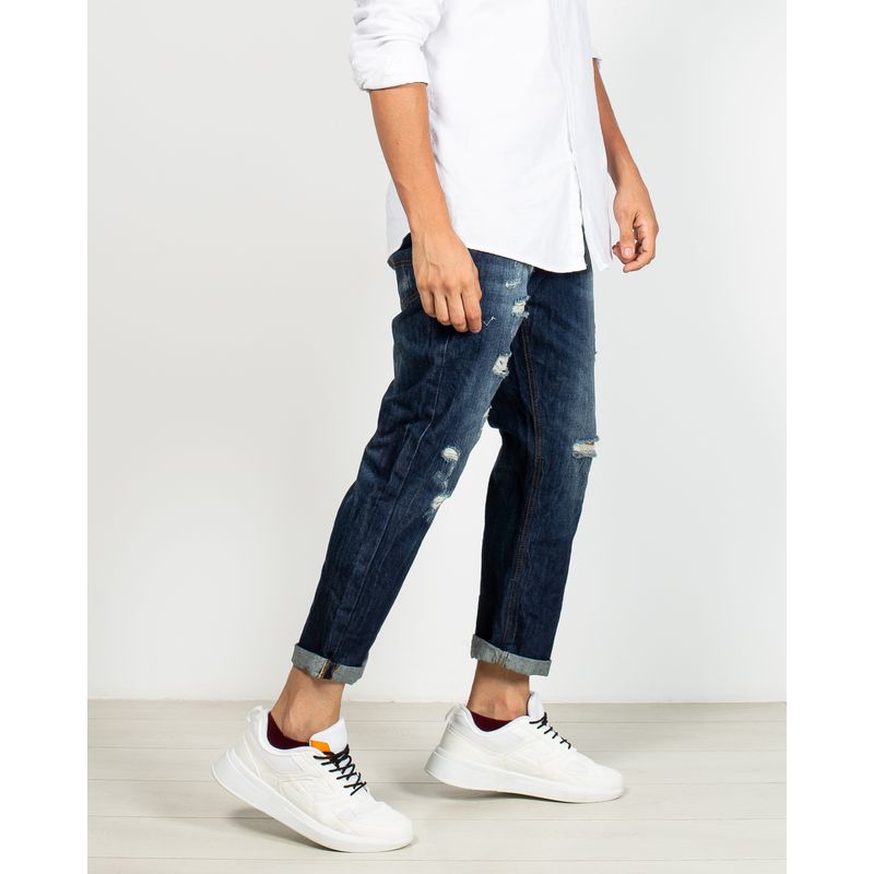 Jeans-din-bumbac-cu-buzunare