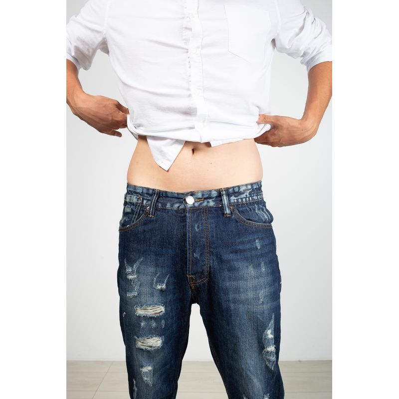 Jeans-din-bumbac-cu-buzunare