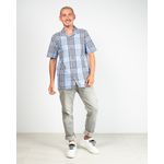 Camasa-din-bumbac-in-carouri-cu-maneca-scurta