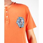 Tricou-din-bumbac-cu-guler-tunica-si-imprimeu