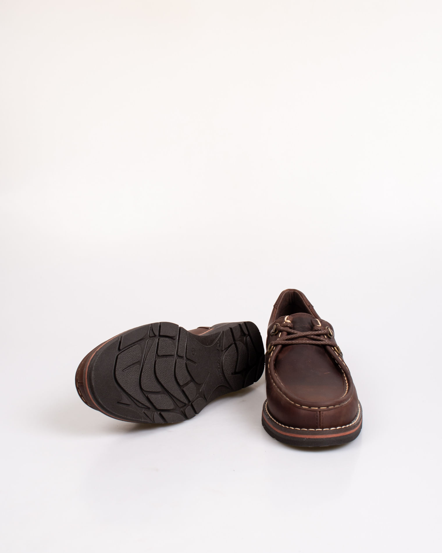 Pantofi din piele naturala cu siret si talpa interioara moale - Miniprix
