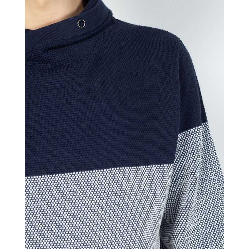 Pulovr-casual-din-bumbac-cu-guler