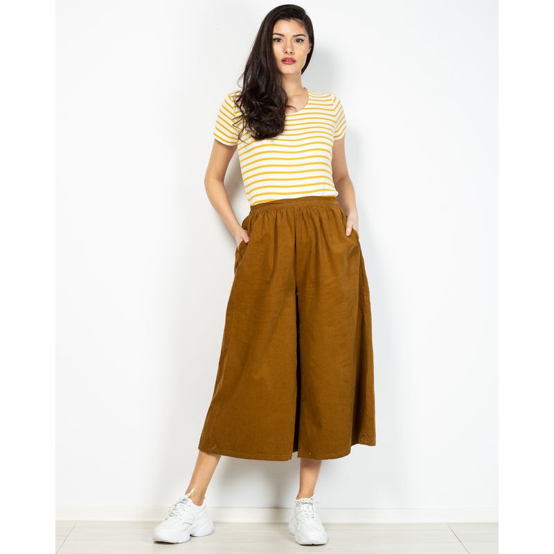 Pantaloni-culotte-din-reiat-cu-buzunare-laterale-N903005008
