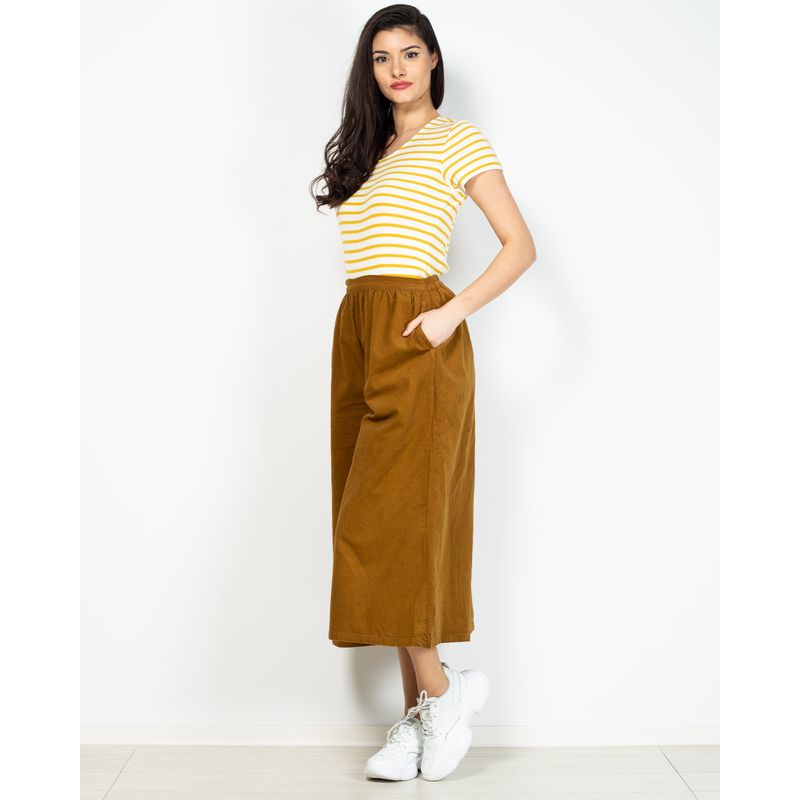 Pantaloni-culotte-din-reiat-cu-buzunare-laterale-N903005008